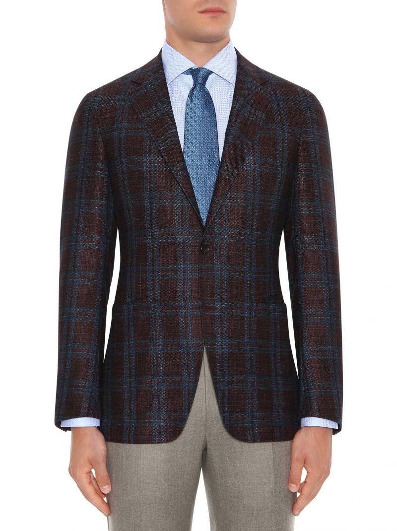 Canali - Blazer à carreaux